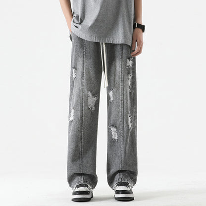 Rowan – Pantalon Droit à Cordon Décontracté pour Hommes