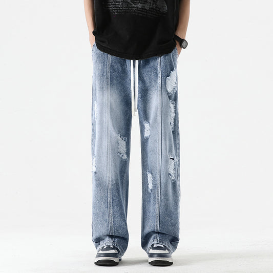 Rowan – Pantalon Droit à Cordon Décontracté pour Hommes