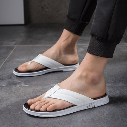 Roger – Tongs d'Été en Cuir Végan pour Homme