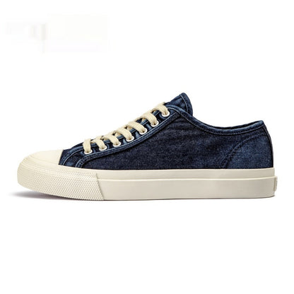 Owen – Chaussures en Toile Lavées Style Rétro Décontracté