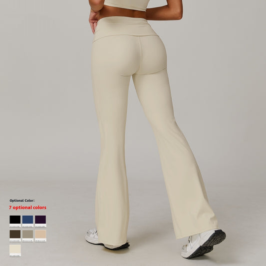 Gabrielle – Pantalon de Yoga Taille Haute Pliable
