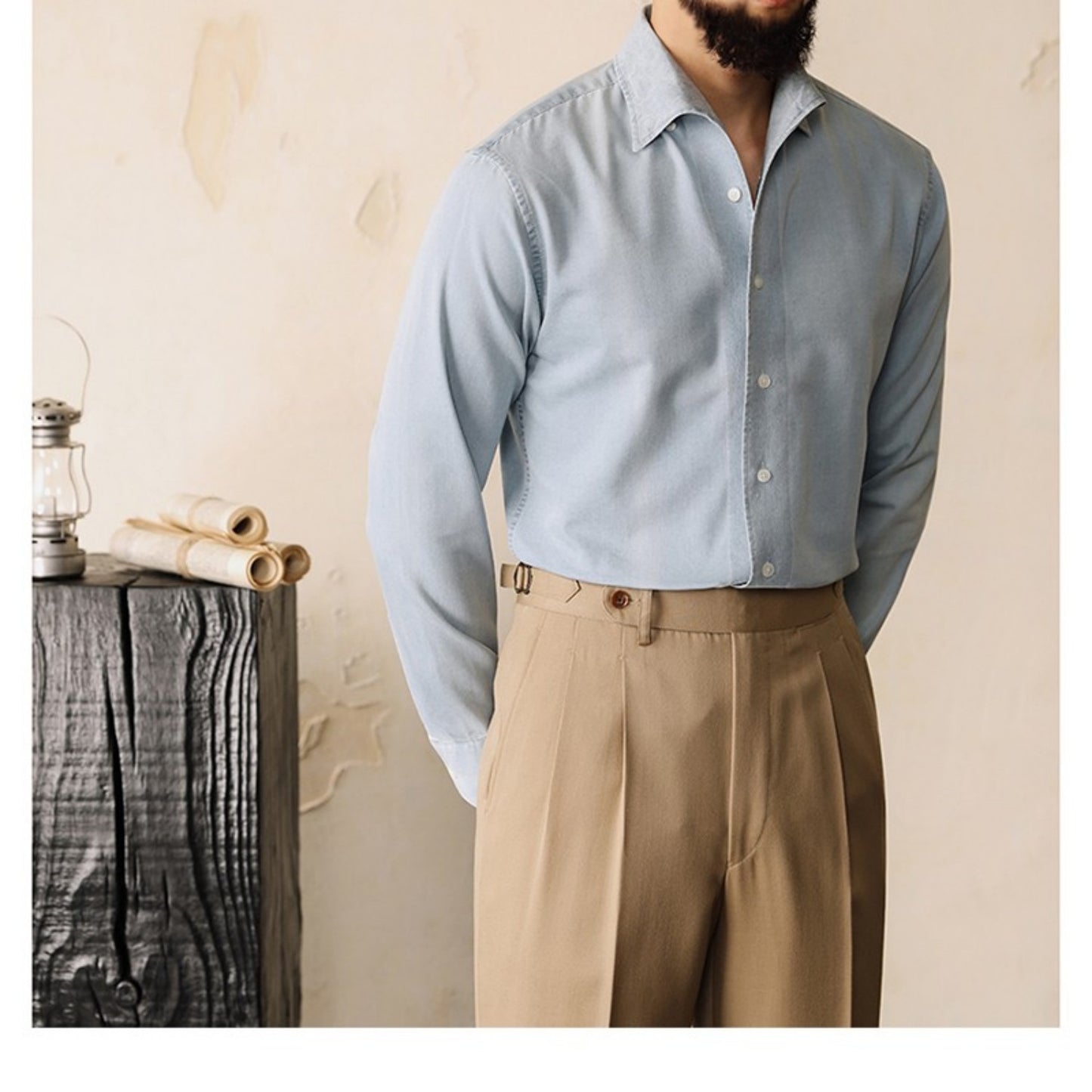 Stan – Chemise Unie Sans Repassage