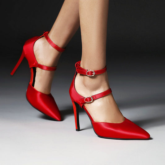 Marie – Escarpins à Bride avec Talon Aiguille