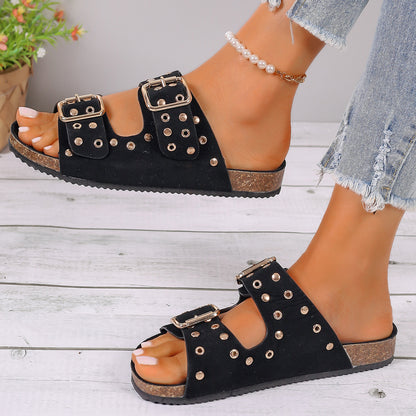 Kim – Chaussures de Plage à Semelle Épaisse avec Boucle