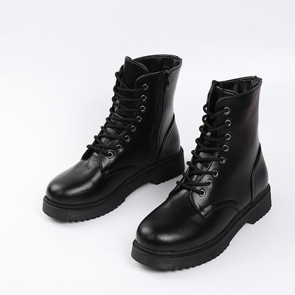 Katy – Bottes à Talon Épais avec Fermeture Éclair Latérale