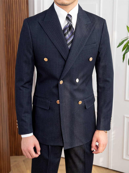Jeremy – Costume Slim Double Boutonnage Automnal