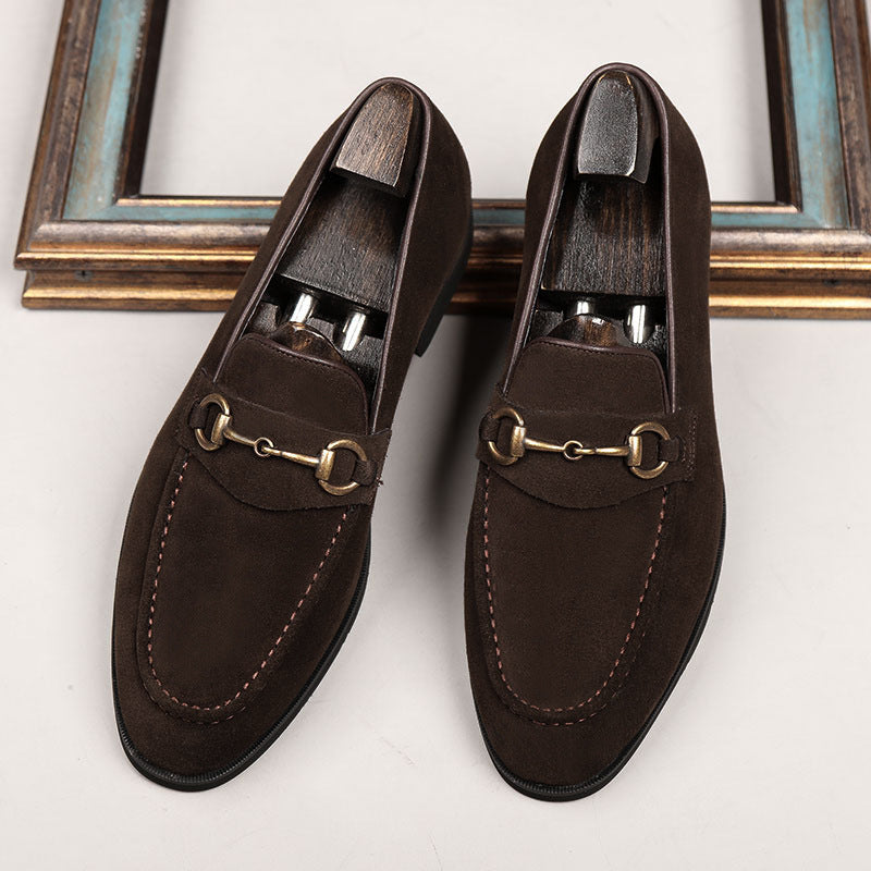 Ray – Chaussures habillées en cuir végan à bout pointu