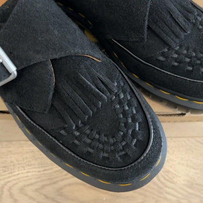 Nicola – Chaussures à Franges en Cuir Végan Style Rétro