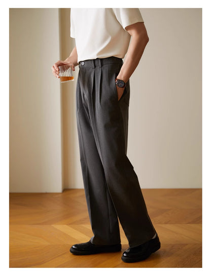 Ricky – Pantalon Commuter Affaires Drapé Décontracté