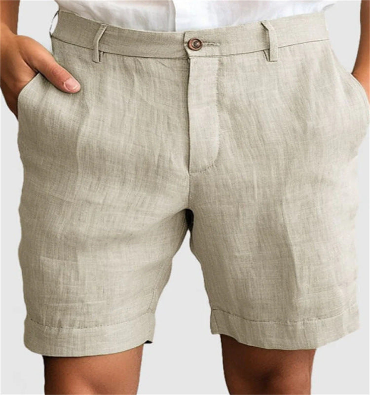 Sam – Shorts d'Été Respirants en Lin pour Hommes