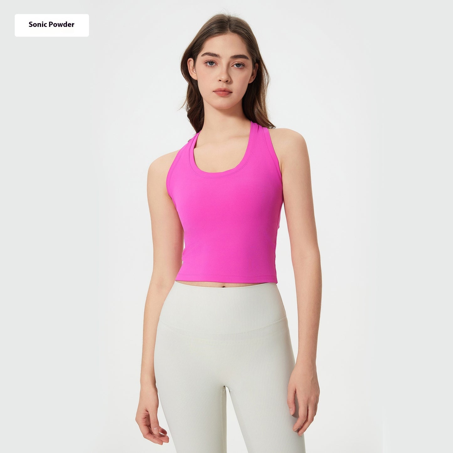 Angela – Débardeur de Sport Court pour Fitness