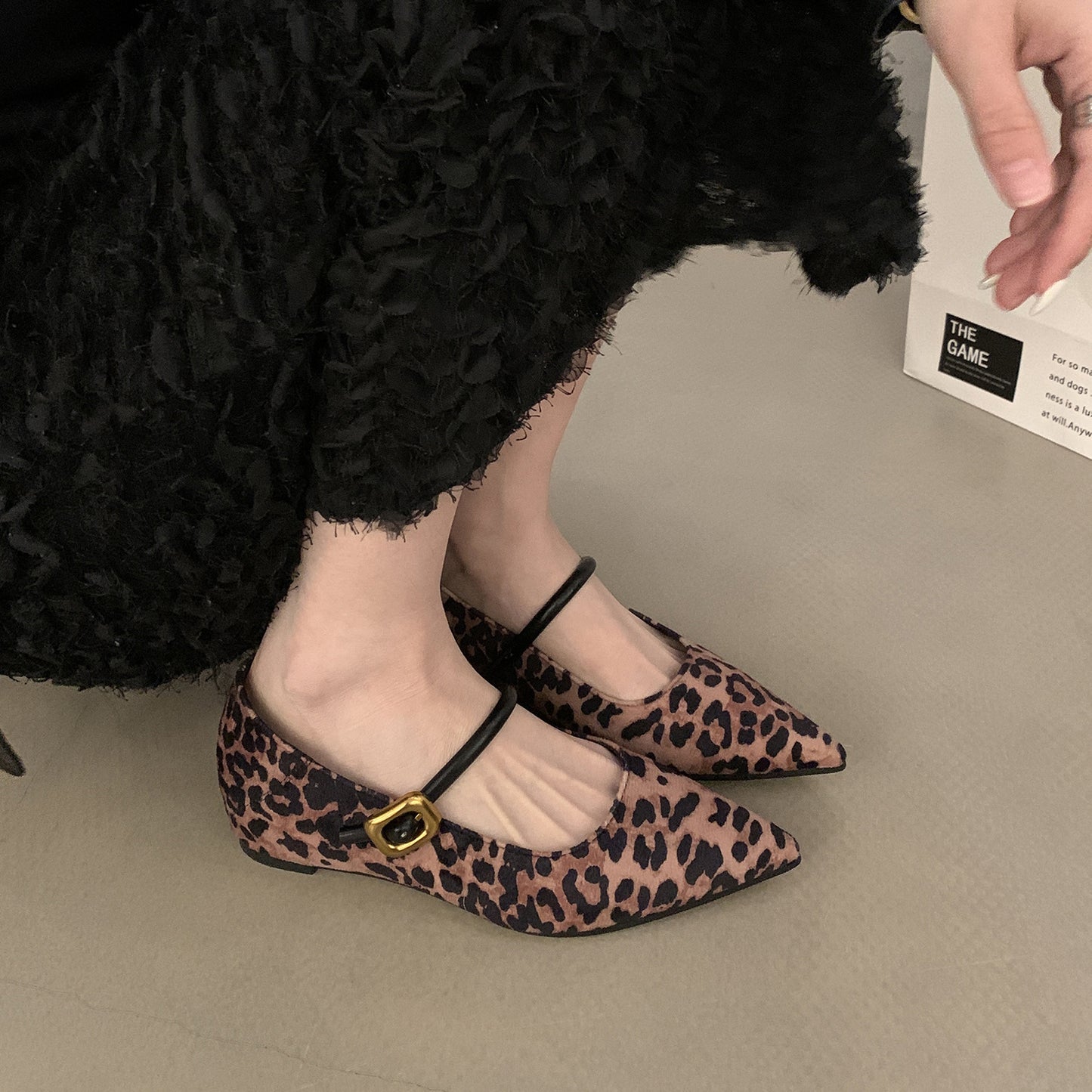 Megan – Escarpins à Bout Pointu avec Boucle