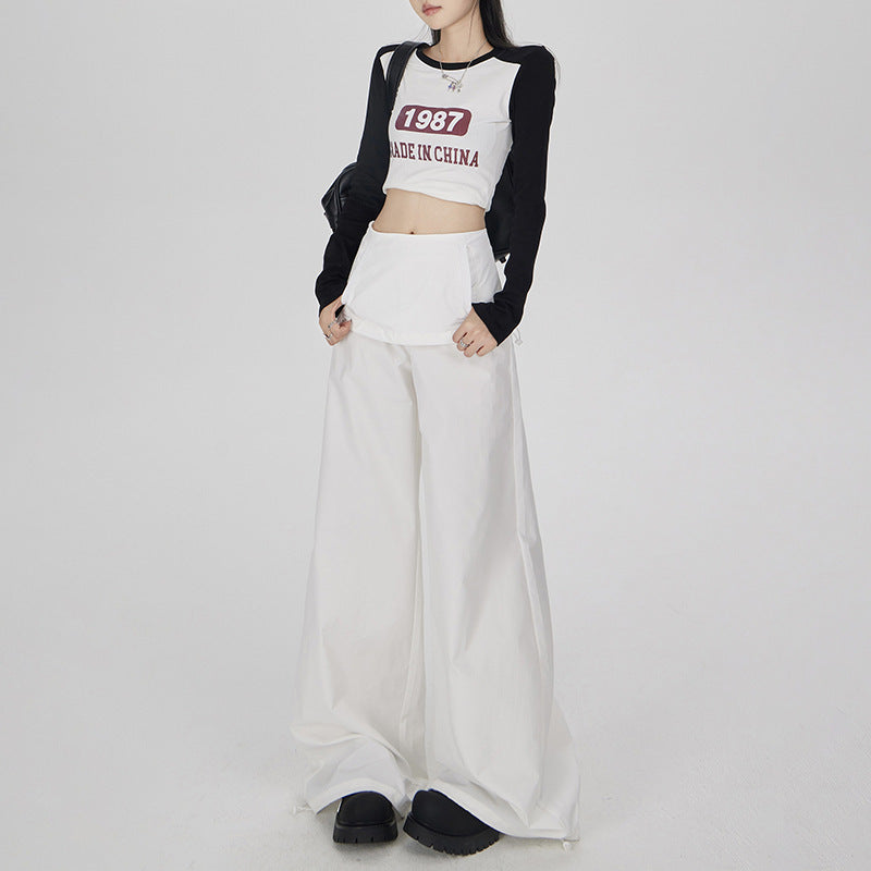 Miranda – Pantalons Casual à Deux Pièces Simulées