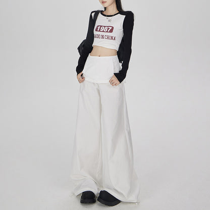 Miranda – Pantalons Casual à Deux Pièces Simulées