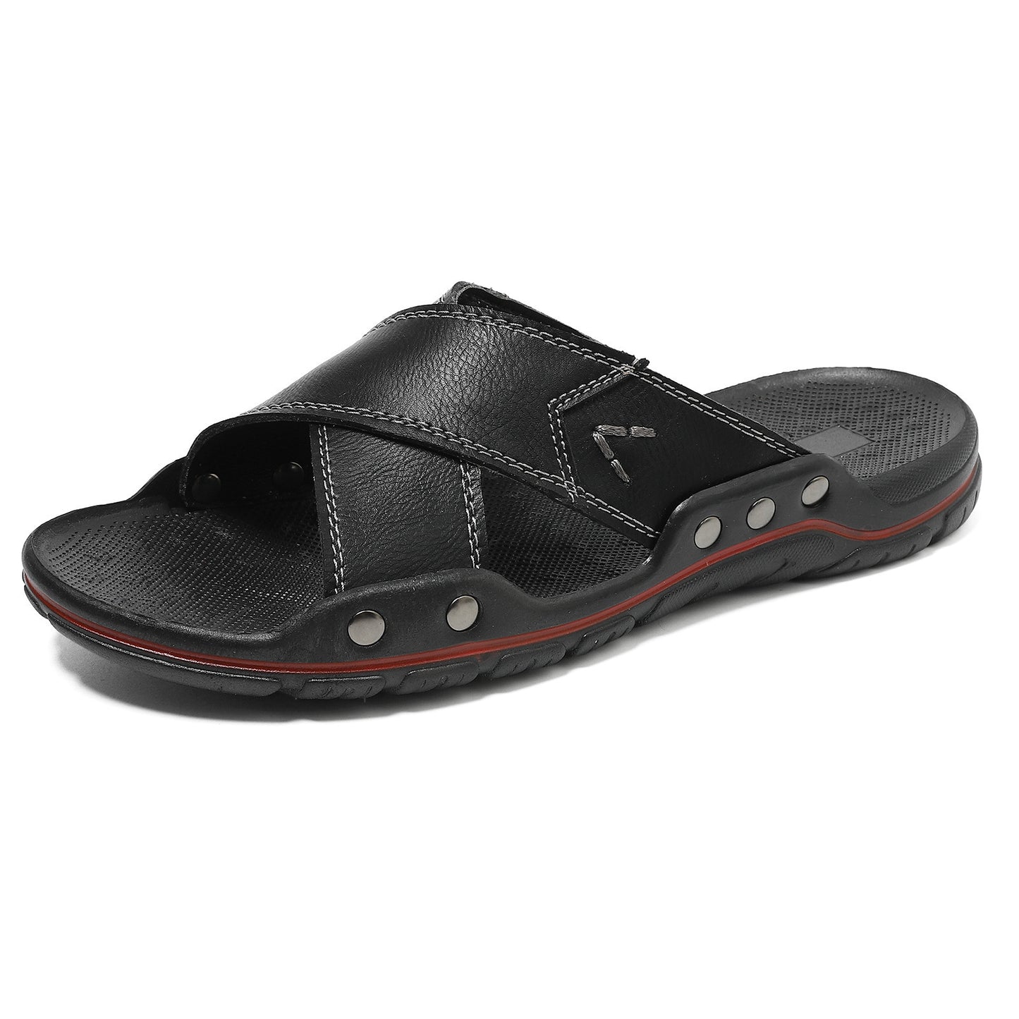 Isaac – Sandales d'extérieur en cuir vegan