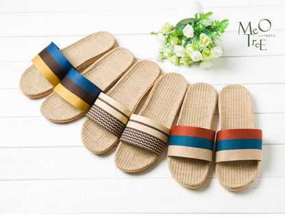 Robyn – Chaussons en Lin Antidérapants pour Couple