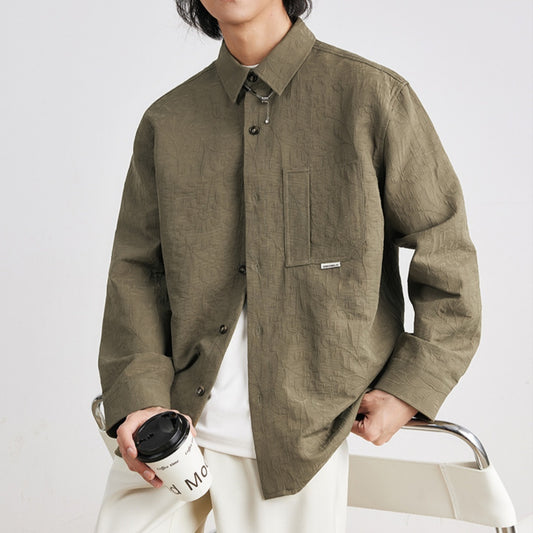 Matthew – Veste Cardigan à Manches Longues en Coton pour Homme