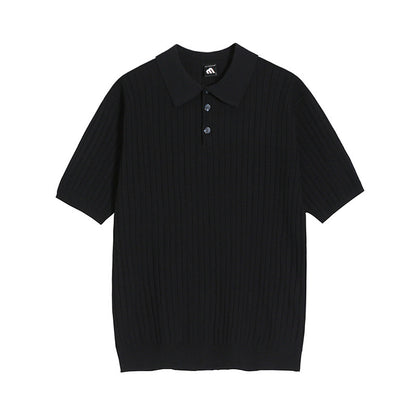 Cameron – T-shirt Tricoté à Col Relevé