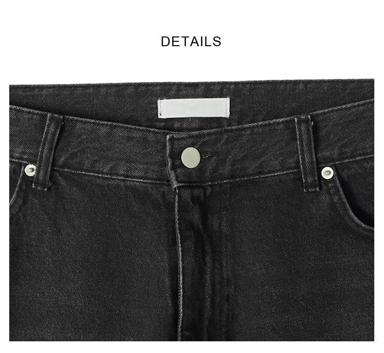 Russell – Jeans Droits Rétro Lavés Style Américain