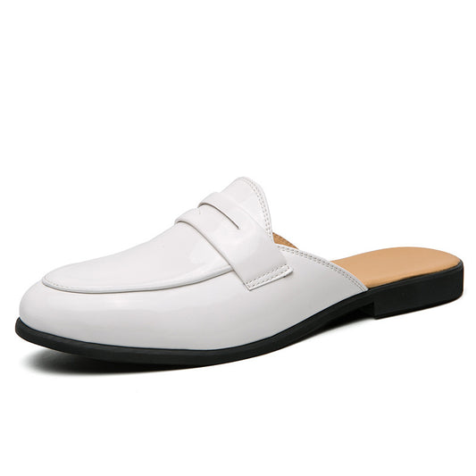 Malcolm – Chaussons sans Talon en Similicuir à Bout Fermé pour Homme