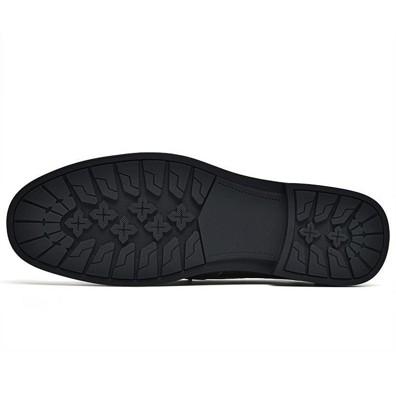 Anthony – Chaussures d'Affaires Respirantes en Cuir Vegan Blanc