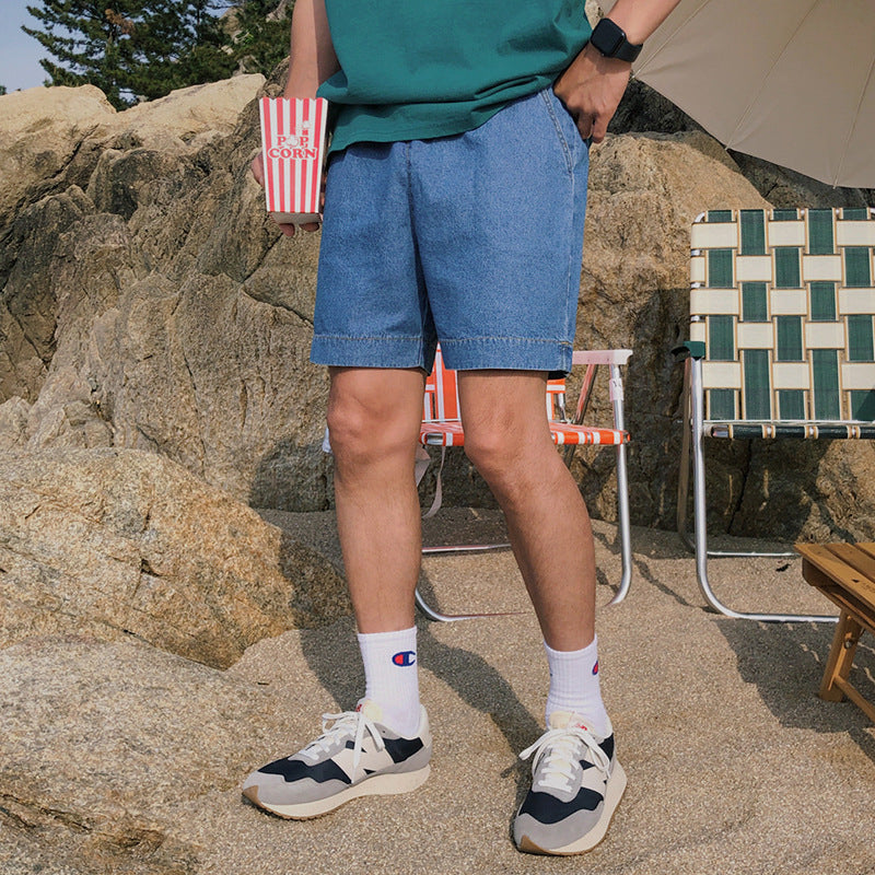 Raymond – Shorts en Denim Droit et Ample