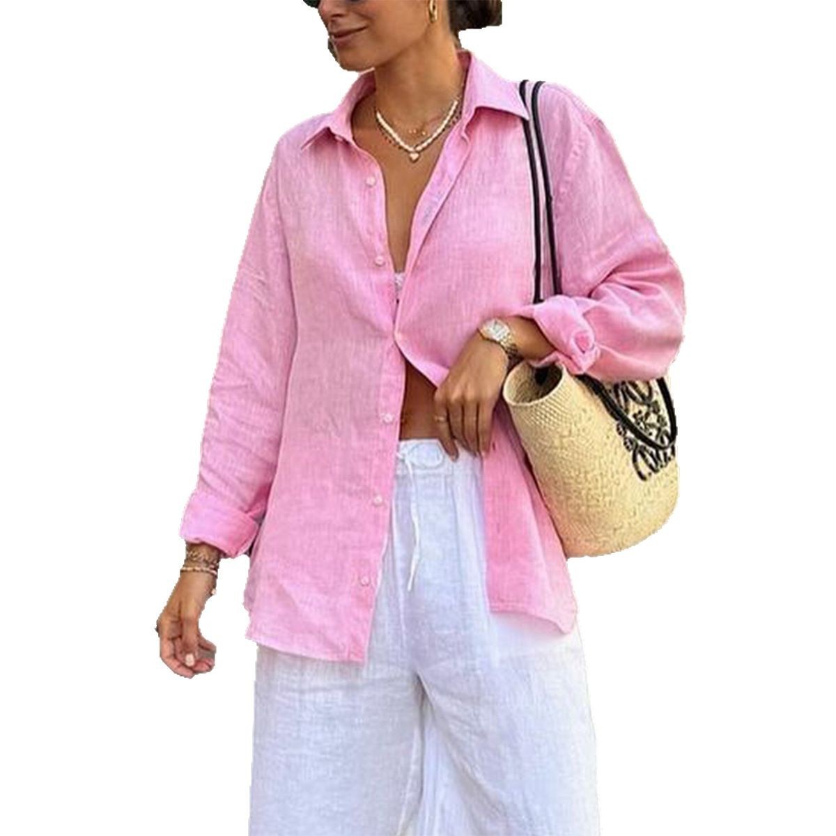 Abigail – Chemise Cardigan Longue Femme