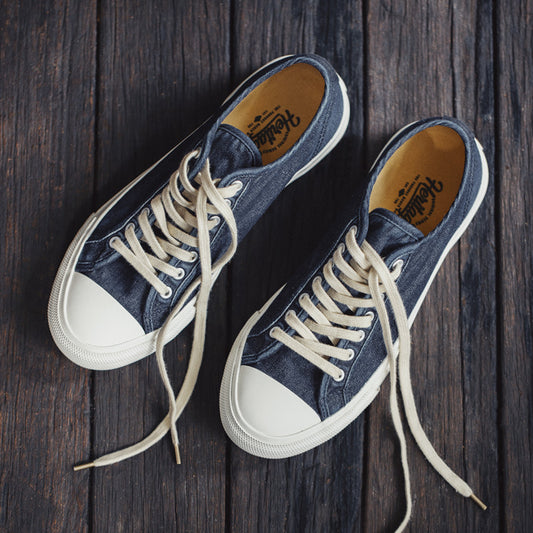 Owen – Chaussures en Toile Lavées Style Rétro Décontracté