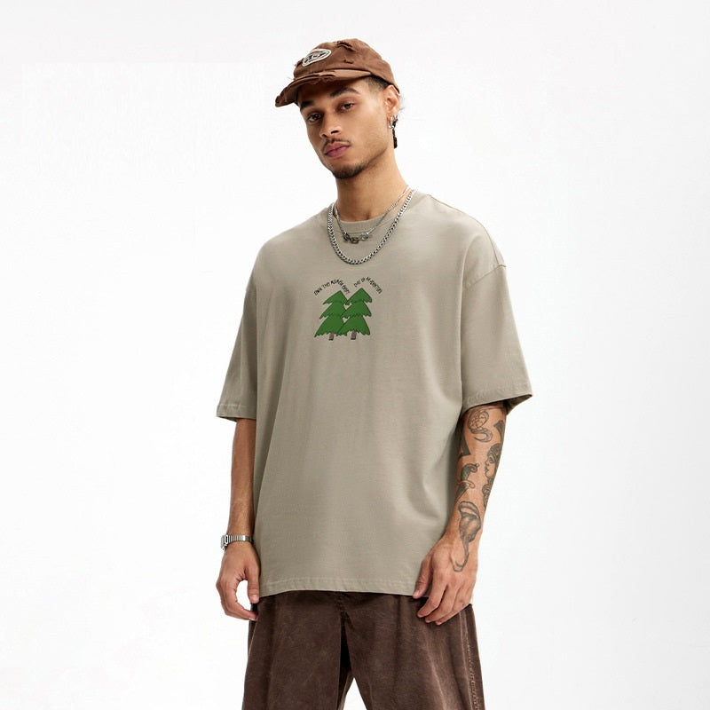 Joe – T-shirt à Imprimé Gonflé en Coton Pur