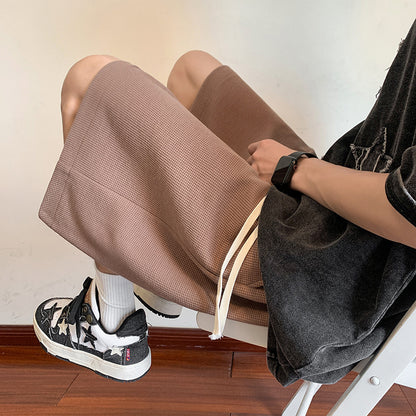 Doug – Shorts Basique à Motif Waffle pour Homme