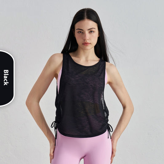 Kelly – Gilet de Sport en Fil Texturé pour Femme