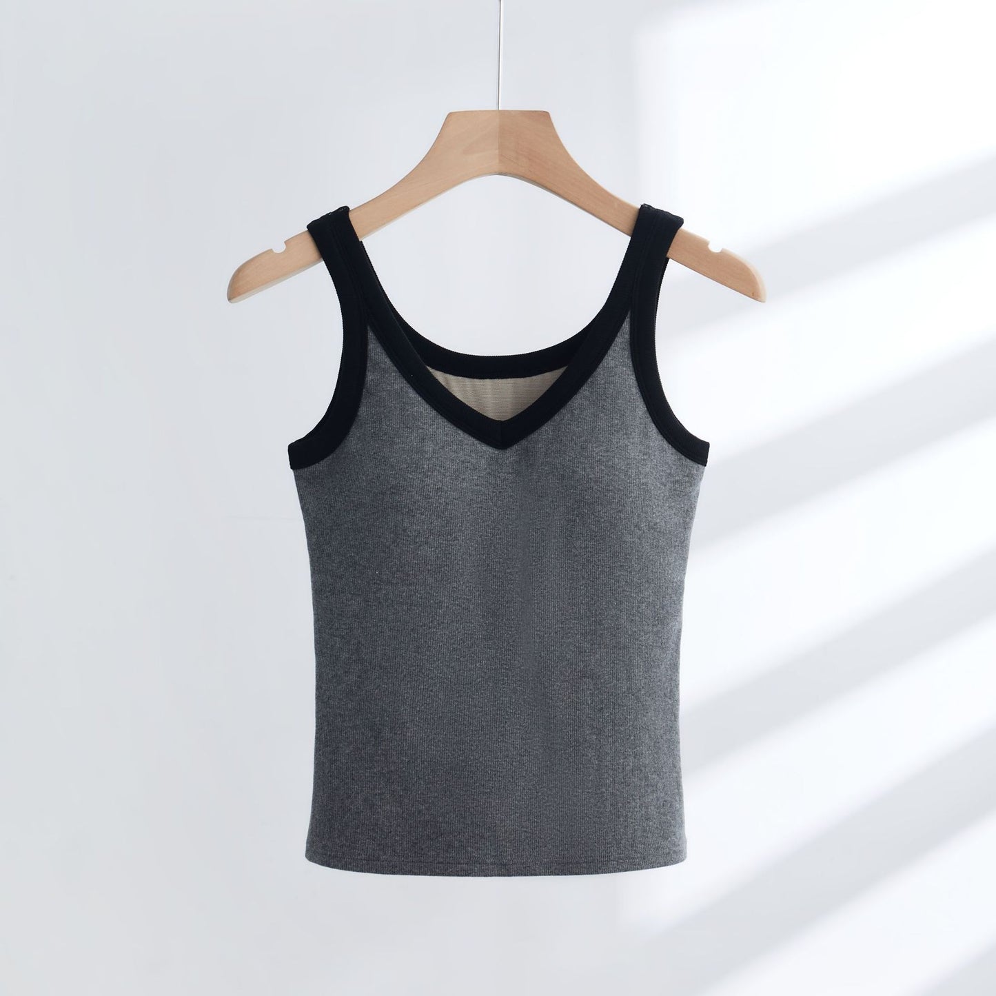Joan – Gilet Matelassé en Coton à Bretelles