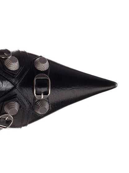 Nicole – Bottines Biker à Clous Métalliques et Fermeture Éclair Latérale