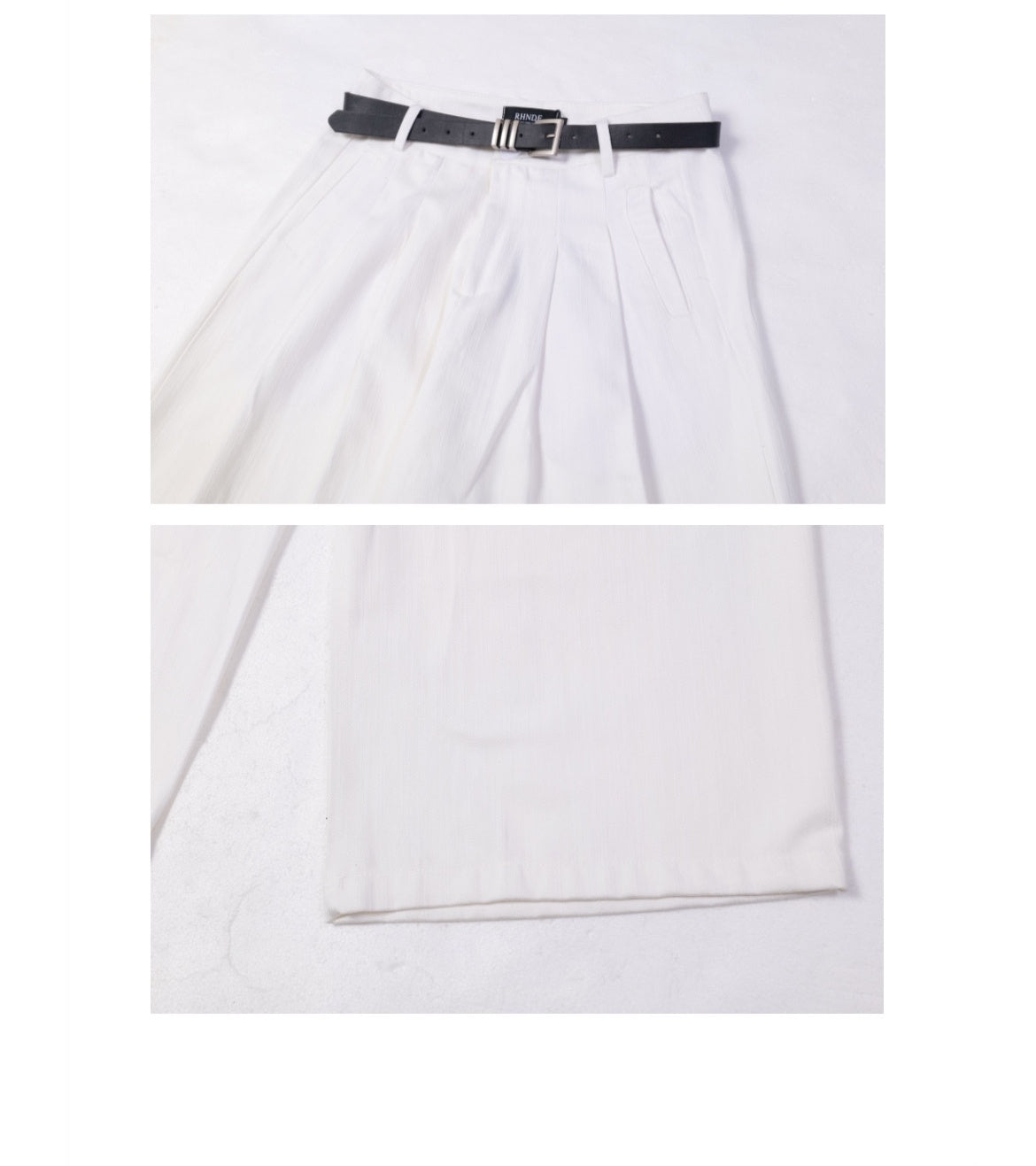 Linda – Pantalon Évasé à Jambe Droite Rétro