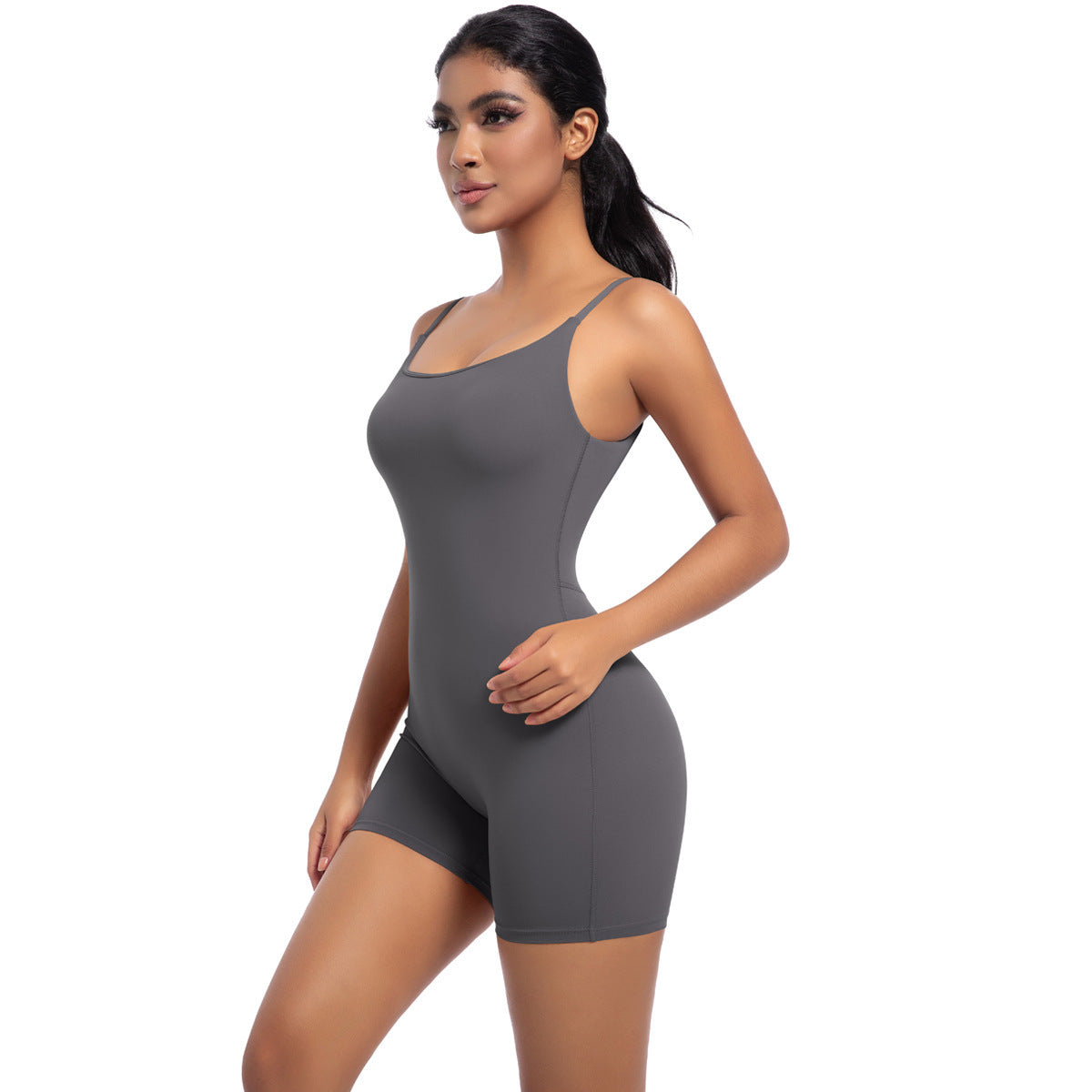 Emma – Combinaison de Sport Ajustée avec Sangles de Yoga