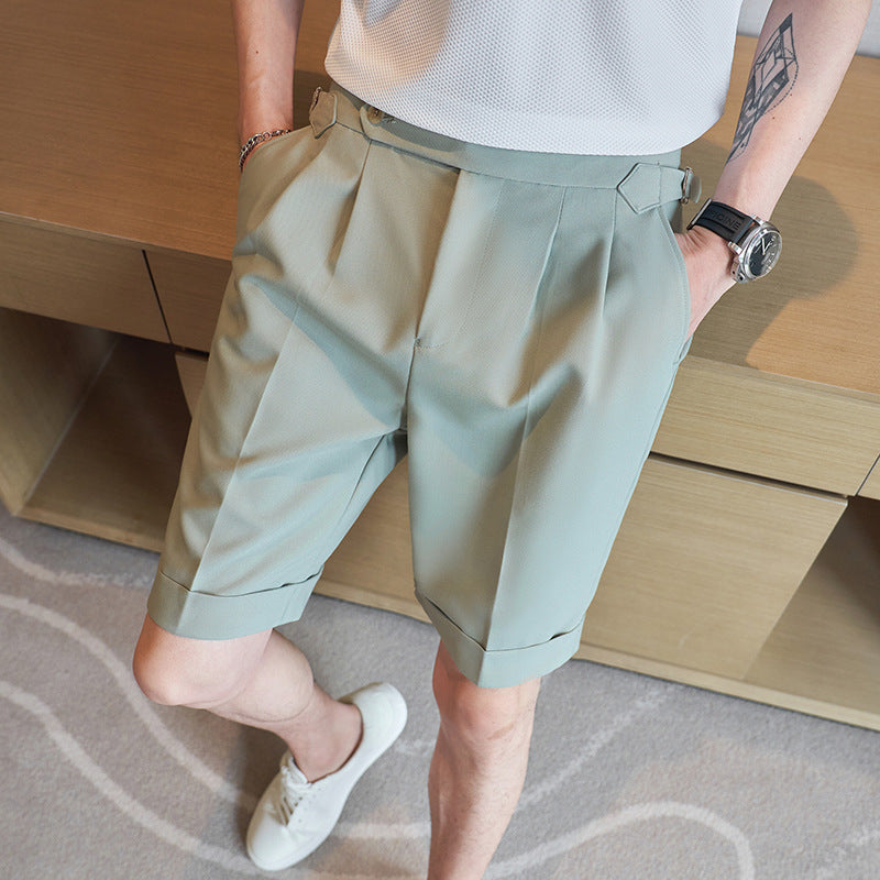 Sydney – Short décontracté simple de couleur unie