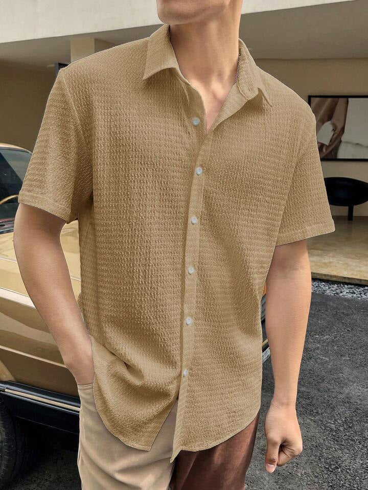 Gavin – Chemise Commuter à Manches Courtes pour Hommes