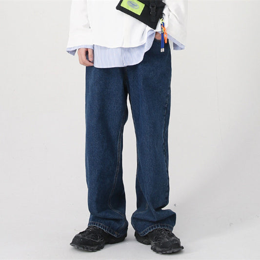 Gordon – Jeans Droits Taille Élastique Style Décontracté