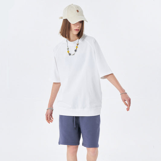 Ted – T-shirt à Manches Évasées Haute Qualité Blanc