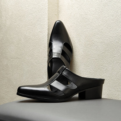 Percy – Chaussons en Similicuir Pointus pour Hommes