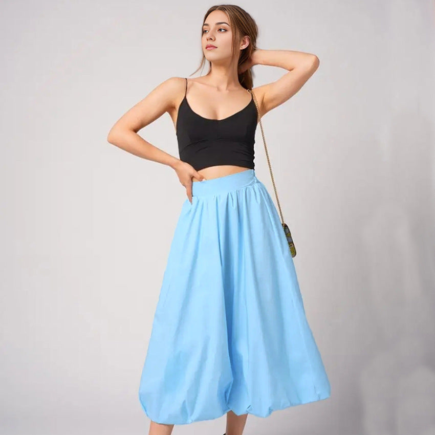 Anna – Jupe Bouffante de Style Commute Printanier