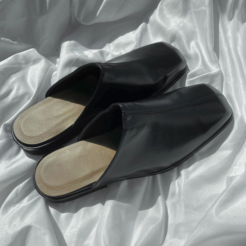 Patrick – Chaussons à Bout Carré pour Homme Confortables pour l'Extérieur