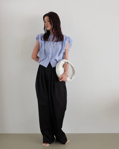 Joy – Chemise Rétro Française Confort et Style Décontracté