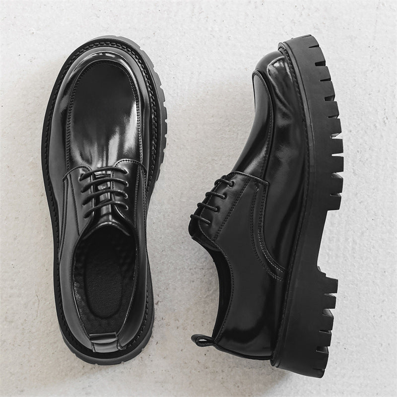 Mark – Chaussures décontractées à semelles épaisses et hauteur augmentée en cuir vegan
