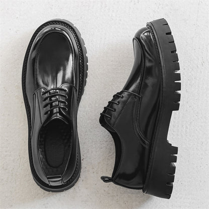 Mark – Chaussures décontractées à semelles épaisses et hauteur augmentée en cuir vegan