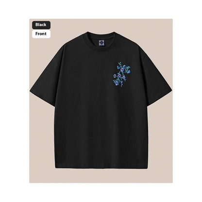 Ronnie – T-shirt à manches courtes en coton avec broderie pour hommes
