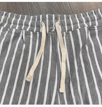 Michael – Shorts de Sport Décontractés à Rayures Larges