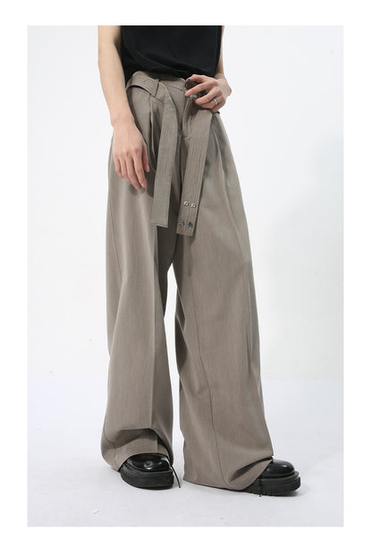 Reginald – Pantalon à Ruban Décoratif Style Japonais