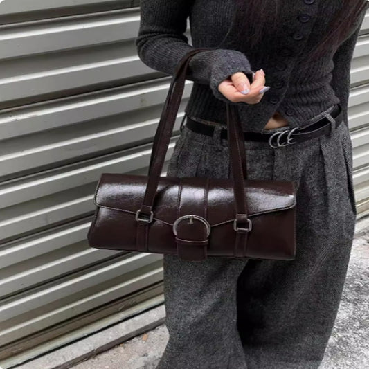 Pamela – Sac Baguette Vintage à Épaule Unique