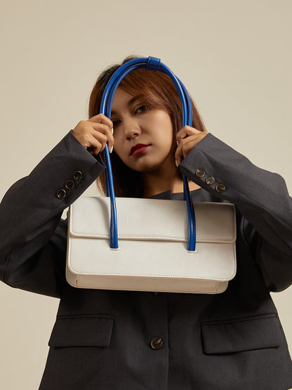 Jean – Sac à Main Contrasté Bleu Klein